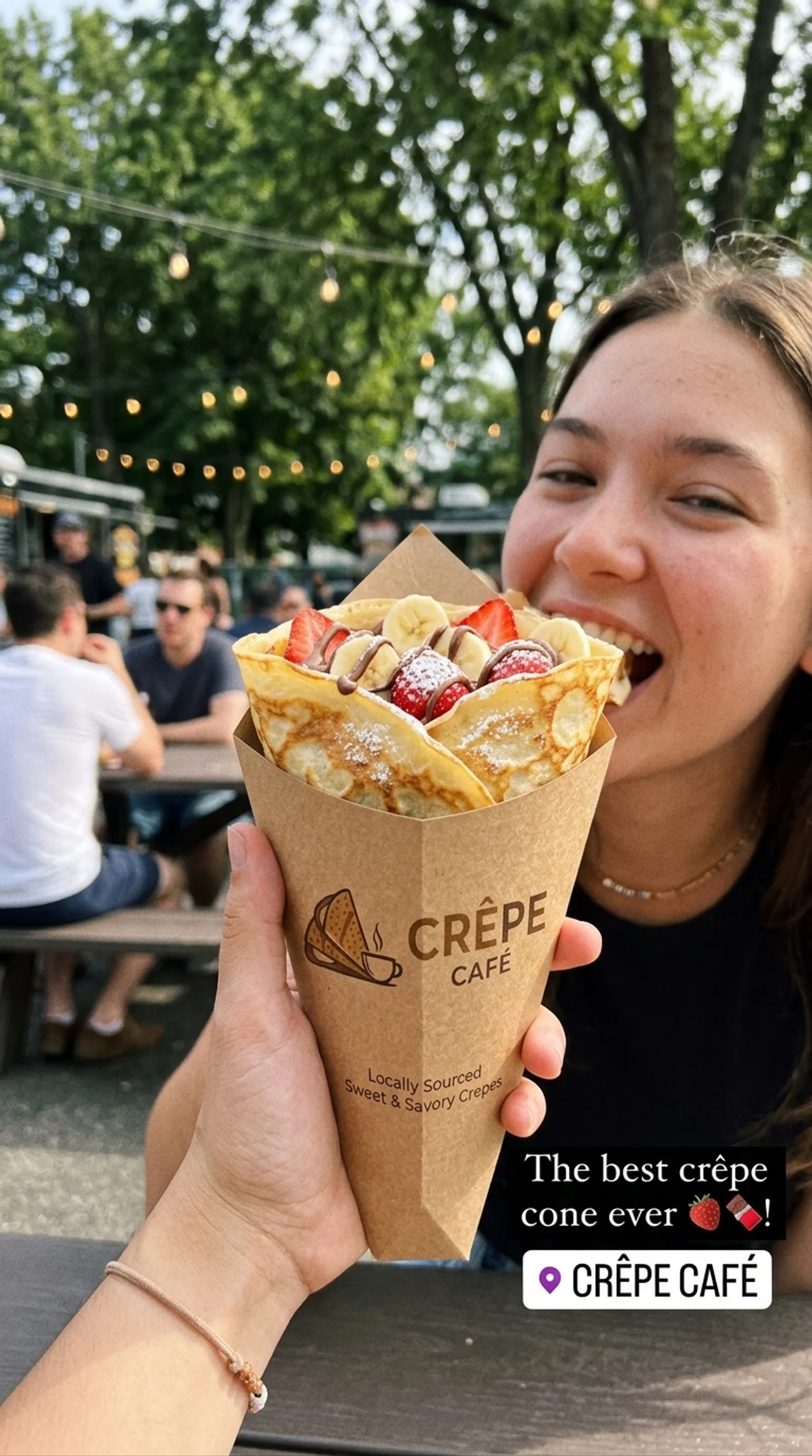 Crêpe cone